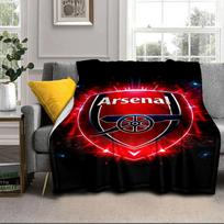 Arsenal Football Club Crest Portable Blanket/Soft Blanket Bedding Blanket Suitable for Travel Camping Living Rooms Offices Sofas Fan Gifts 75x90cm