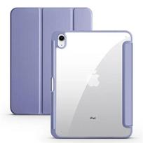 For IPad  A16 11th Case with Pen Holder Trifold Acrylic Clear Back Hard Cover for IPad 10.2 9.7 Air 5 11 IPad 10 9 11th A16 Case iPad 5th 9.7 inch