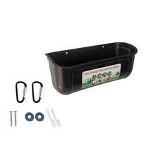 1Pc Duck Feeder Trough No Waste Goat Duck Waterer Bucket Trough Poultry Feeding Container With Clips Livestock Fence Trough juoda