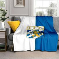 IFK Gothenburg Portable Blanket/Soft Blanket Bedding Blanket Suitable for Travel Camping Living Rooms Offices Sofas Fan Gifts 75x90cm