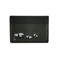 [Pre-Owned] Loewe Card Holder 'Bottle Green' - Very Good #15ZDI4N ONE SIZE