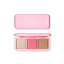 BOB three-color blush cream matte natural three-dimensional whitening daily nude makeup high-gloss grooming multi-color blush comprehensive plate 1