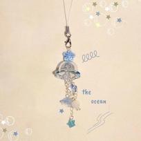 Tassel Phone Charm Star Flower Bead Phone Charm Pendant New Key Chains  Backpack Hanging Decoration