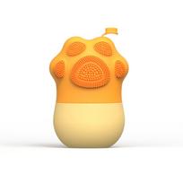 Chronus Ice face roller, silicone ice roller for face and eyes, relieve puffiness, reusable face ice cubes, face ice mold, skin care tool(yellow)