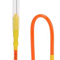 3pcs ABS Pool Cue Extender Adjustable Length Cue Extension Tool  Cue Reach Extension geltona