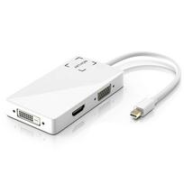 Adapter mini dp displayport na vga / dvi / hdmi 3w1 przejściówka konwerter