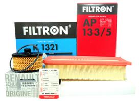 3 x filtr dacia renault 0.9 1.2 tce