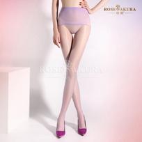 Luo Ying8417Aurora360Seamless Stockings Women Ultra-Thin Section Oil Shiny Smooth Toe Transparent Shaping Pantyhose One Size