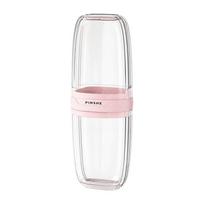 Rounded Rim Portable Mouthwash Cup 2/3/4 Cups Travel Dental Supplies  Travel Trip Pink 2 cups