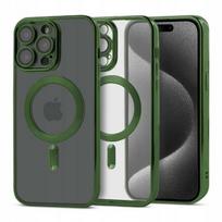 Etui do iphone 11 pro max magsafe magshine obudowa wzmacniana zielony+szkło