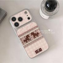 Slim Soft Silicone Phone Case IPhone 17 16 15 Pro Max With Yellow Plaid Anti-Slip Shockproof Cover iPhone 17