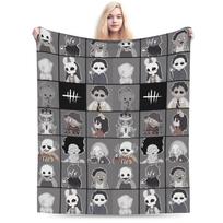 Warm Soft Blanket Travel Deads by Daylights Game Throw Blanket Flannel Bedspread For Couch Chair Print Sofa Bed Cover Size: 75*100cm, Weight: 230 GSM