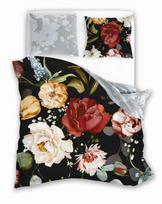 Satin bedding 140x200 digitally printed nobile flowers