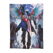 D-Devil May Cry DMC Game Gamer Blankets Soft Warm Flannel Throw Blanket Plush for Bed Living room Picnic Travel Home Couch Size: 75*100cm, Weight: 230 GSM