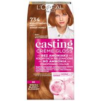 Loreal casting creme gloss farba do włosów - 734 bursztynowy miód (48ml, 72ml, 60ml)