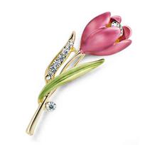 Elegant Tulip Flower Brooch Pin   Clothes Accessories Jewelry