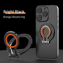 Magsafe Magnetic Phone Finger Ring Holder Rechargeable Adsorbed on Magnetic Sheet 360° Rotating Foldable for iPhone 15 Universal