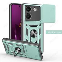 Armor Funda for POCO M7 Pro 5G Case Slide Camera Rotate Ring Stand Shockproof Cover for Xiaomi POCO M7 Pro 5G Capa Funda for POCO M7 Pro 5G