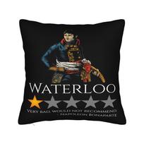 Pillow Cover Napoleon Bonaparte Emlem  Retro Trendy Pillow Case For Sofa Couch Bed Living Room Pillowcases 12x12Inch