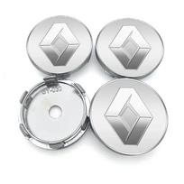 2026 Karštos Renault ratlankių gaubteliai 4 vnt. 60 mm Renault Clio Laguna 2 Megane 2 3 Duster Logan Captur Automobilio ratlankio centrinės dalies gaubtelis Padangos R