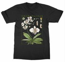 Botany Plant Orchid Bloom Fruit Flower Grow Print Art T-Shirt 100% Cotton O-Neck Short Sleeve Casual Mens T-shirt Size S-3XL ... S įvairiaspalvis