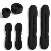 3Pcs Hair Bun Maker Set, Donut Sponge Twist Styling Tool, Hair Styling Clips for Wedding Daily Travel juoda