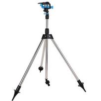 Adjustable Tripod Sprinkler Heavy Duty Metal Construction Rotating Head for Garden Lawn Irrigation Watering System One Size