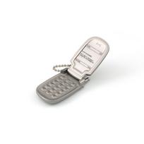 Hanging Flip Phone Keychain Zinc Zinc Alloy Foldable Phone Shape Key Ring  Backpack Accessories
