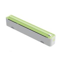 Dual Slide Cutting Food Film Dispenser Stretch Cutter Kitchen Wrap Storage Box  Kitchen žalia