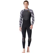 3mm Full-Body Wetsuit Snorkeling Diving Surfing Winter Swimming Men Women Thermal Neoprene Dive Suit Small