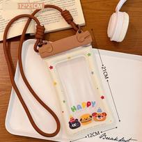 Transparent Hanging on Neck Phone Bag  Floating Phone Dry Cover Mobile Phone Pouch  Sea Style 6