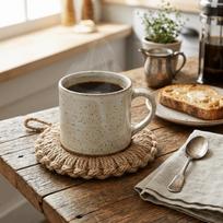 Thickened Cup Pad Handmade Trivet Heat‑blocking Coaster  Hot‑pot S