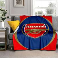 Arsenal Football Club Crest Portable Blanket/Soft Blanket Bedding Blanket Suitable for Travel Camping Living Rooms Offices Sofas Fan Gifts 75x90cm