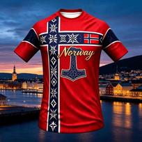 Norway T-Shirt Football Jersey 2026 NORWAY Polyester Tees S