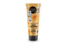 Organik shop delikatny peeling do twarzy dla suchej skóry morela i kwas mlekowy 75 ml