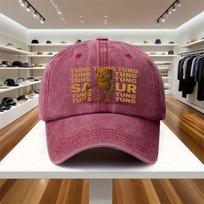 pc TUNG SAUR Unisex Adjustable Baseball Cap with Logo  Lightweight Outdoor Hat Suitable for Parties Birthdays Casual Attire 1pc