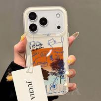Soft Silicone Phone Case IPhone 17 16 Pro Max 15 14 13 12 With Cat Dog Cartoon Design Shockproof Protective Cover iPhone 17