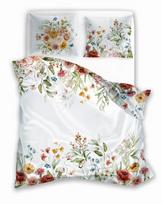 Satin bedding 160x200 digitally printed nobile flowers