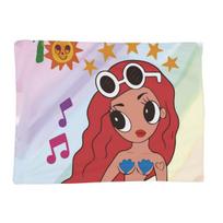 Manana Sera Bonito Colombian Music Singer Karol G Blankets Soft Warm Flannel Throw Blanket Cover for Bed Living room Picnic Sofa Size: 75*100cm, Weight: 230 GSM