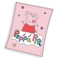 Fleece blanket throw 110x140 peppa pig