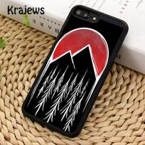 Krajews Twin Peaks Fire Walk With Me telefono dėklas iPhone 14 5 6s 7 8 plus X XR XS 11 12 13 pro max Samsung S21 S22 ultra iPhone 14 brown