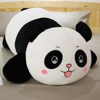 Internet celebrity soft cute panda doll sleeping pillow large plush toy girl girlfriend birthday gift doll 35 cm
