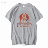 Buddha DJ in Headphones Softstyle T Shirt long or short sleeves vintage Washed Unisex Stretched Top For Everyday Wear graphic S