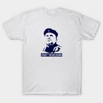 Men Black Print T-shirt Viva La Postecoglou Revolucion! No-Cut Transfer Paper Print Cotton Tshirt M balta