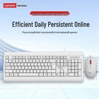 Lenovo PW51 Full-size Ergonomic Wired Keyboard and Mouse Combo