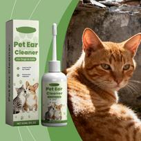 Pet Ear Care Solution, Gentle Ear Cleaner For Cats And Dogs, Odors And Protects Ears.60ml One Size