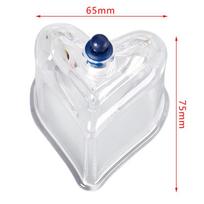 1Pc Star/Heart Shape Vacuum Cupping Massage Jar Cans Chinese Medicine Physiotherapy Anti-Cellulite Suction Cups Body Massager Healthy Care as the picture