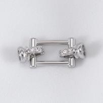 14K Gold Plated Brass Rectangle Pearl Clasps Lock Jewelry Fastener Closured Clasp Connector DIY Bracelet Necklace Making Supplie 1pc 24x10mm