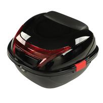 Motociklo galinės viršutinės dėžės motociklo uodegos bagažinės laikymo dėklas, atsparus vandeniui, rakinamas, skirtas motociklui, juodas juoda