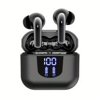 Bluetooth Wireless Earphones, Driver Stereo In Ear Headphones, Long Playback Time Fast Charging Case with Digital Display, Mic Gaming Sports Earbuds juoda